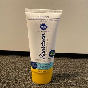 Kroger Sunscreen Invisible Gel SPF 40